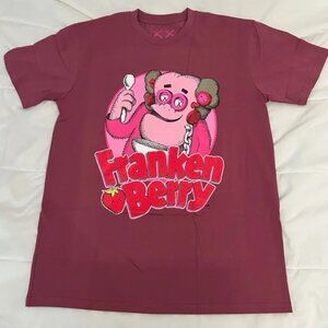 KAWS General Mills Franken Berry Pink T-Shirt Unisex Large